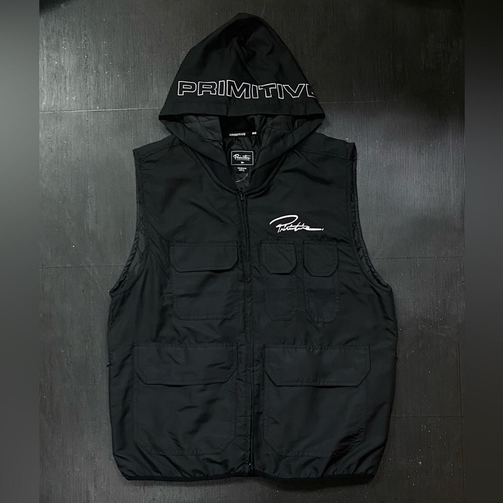 Primitive Vest With Detachable Hoodie